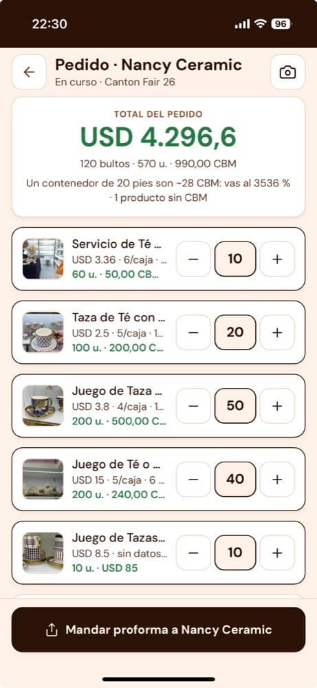 FairScan: Tu pedido, listo para WhatsApp.
