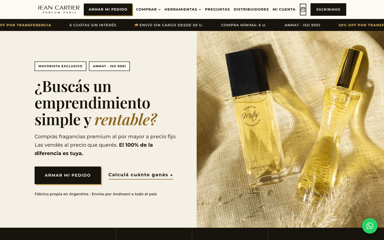 Portada de Jean Cartier Perfumes