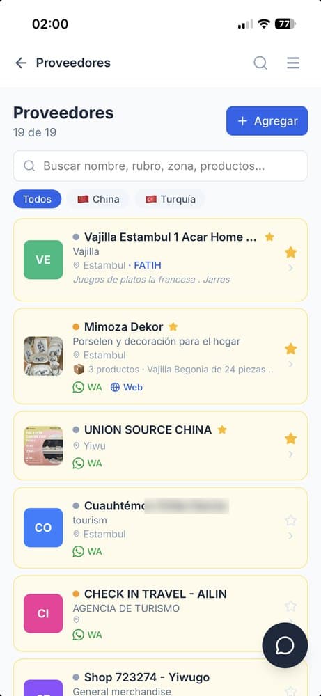 Los proveedores del viaje en Trip & Trade